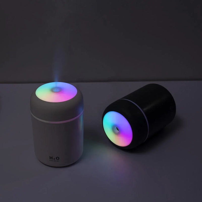 Umidificador de ar - difusor ultra-sônico LED climatizador colorido aromaterapia